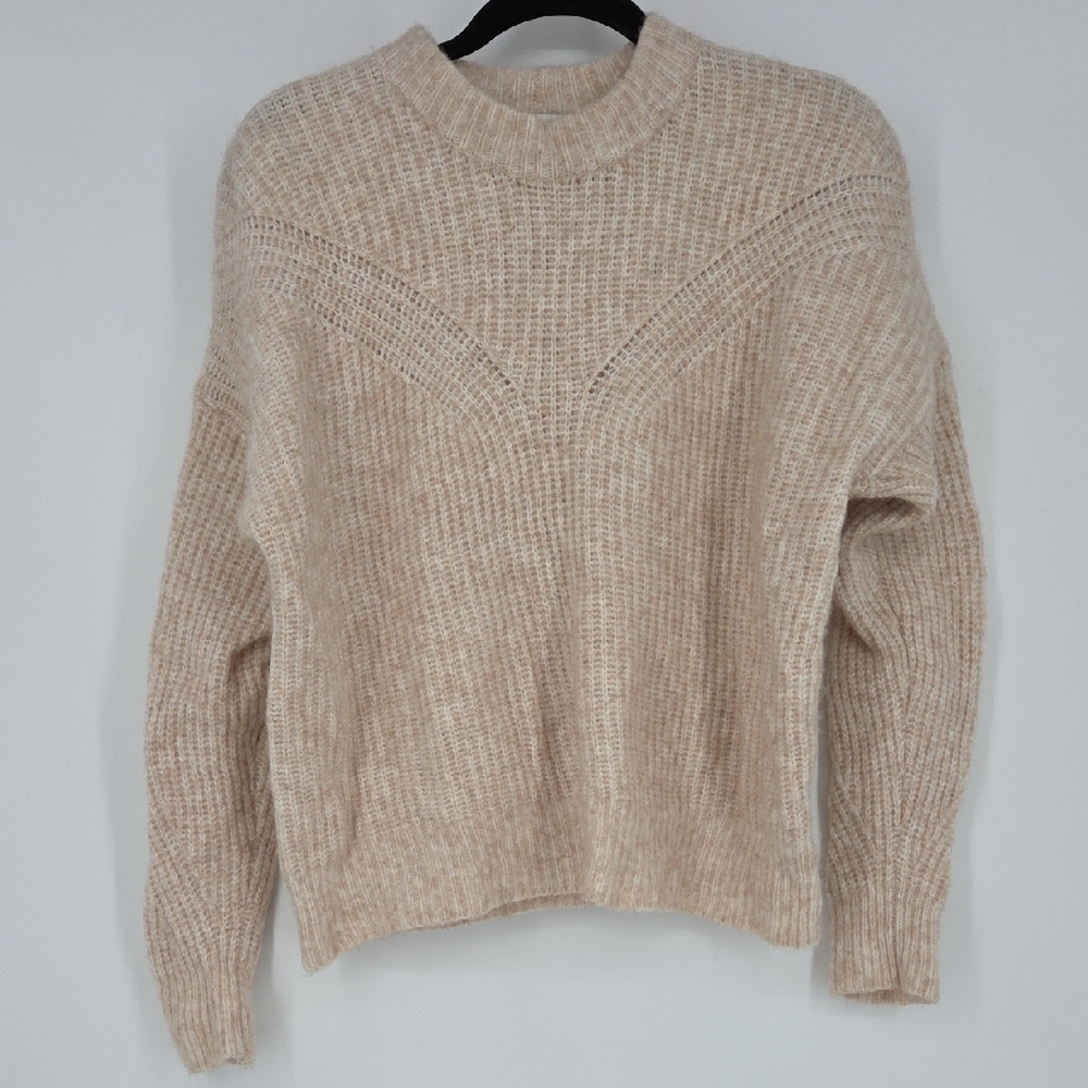Madewell Soft Knit Sweater in Light Beige